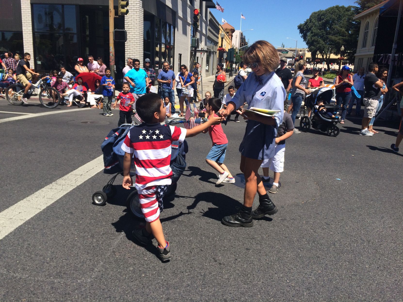USPS on parade